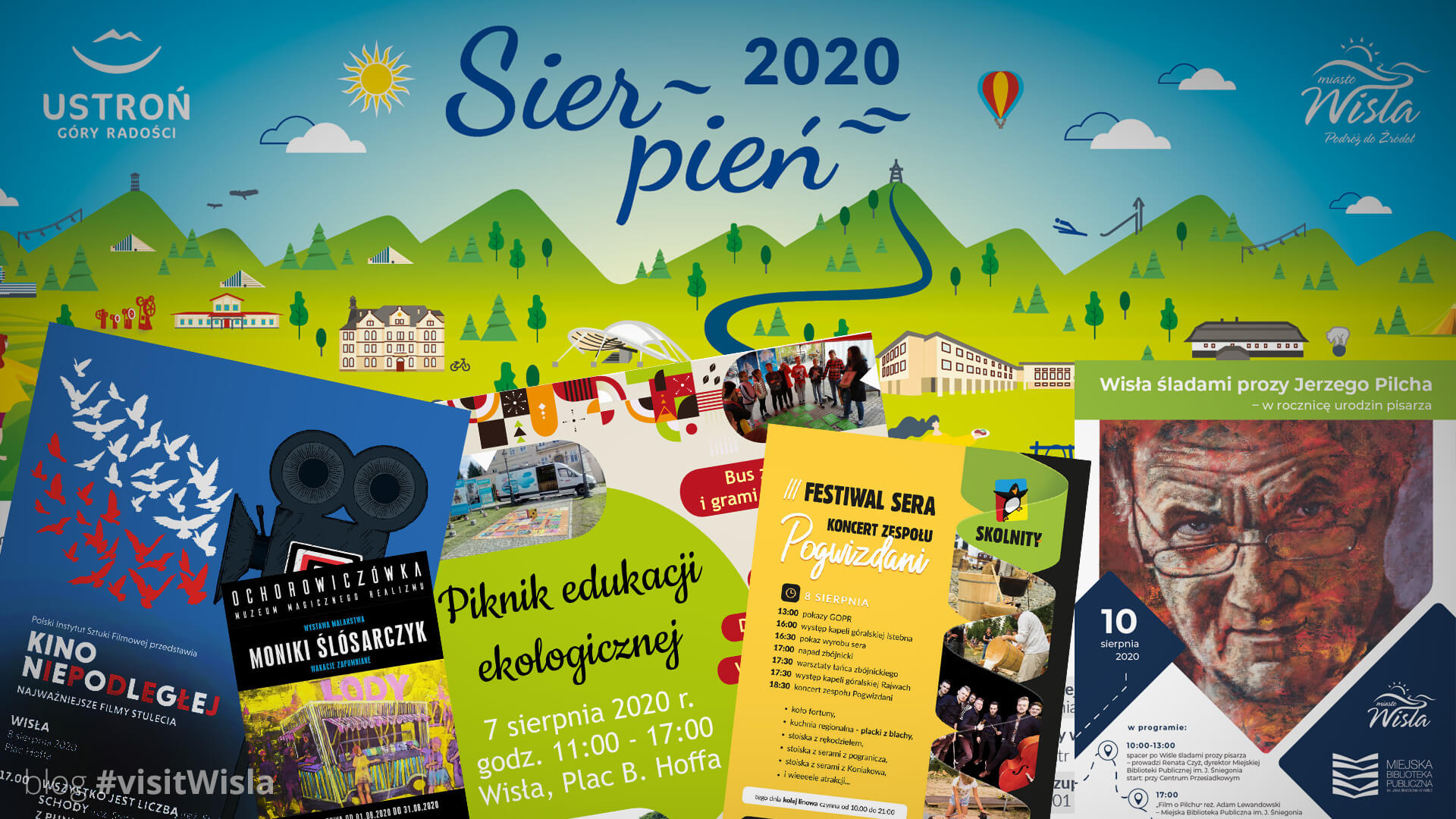 Sierpień 2020 w Wiśle i okolicy to sporo imprez i wydarzeń.